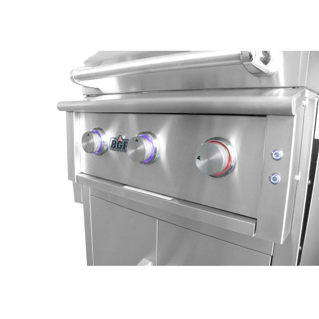 25" 3 Main Burners w/ LED knob light - Gas Grill