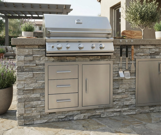 40x22 Triple-Drawer 1-Door Combo