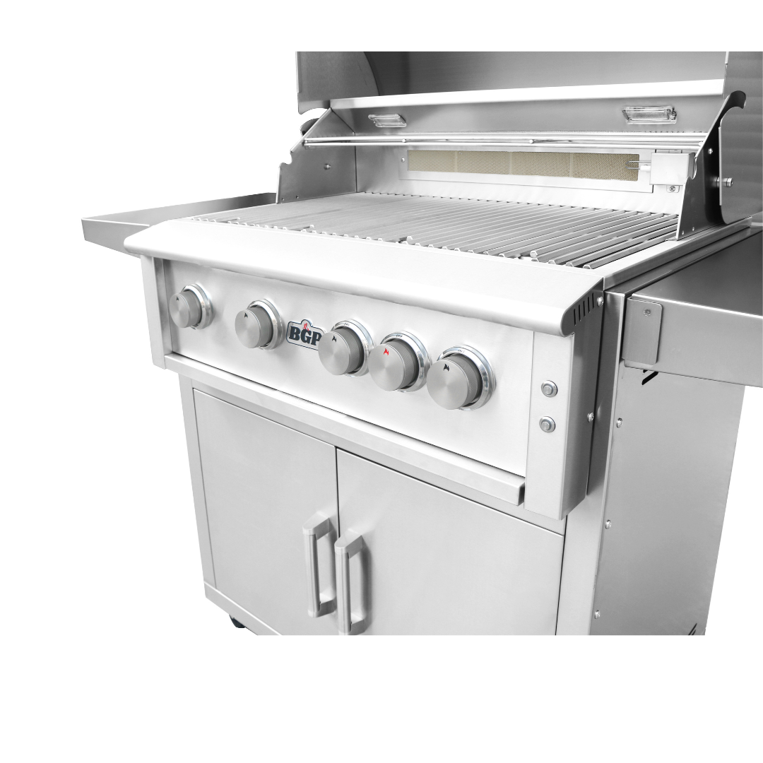 32" 4 Main Burners w/back burner & LED knob light - Gas Grill