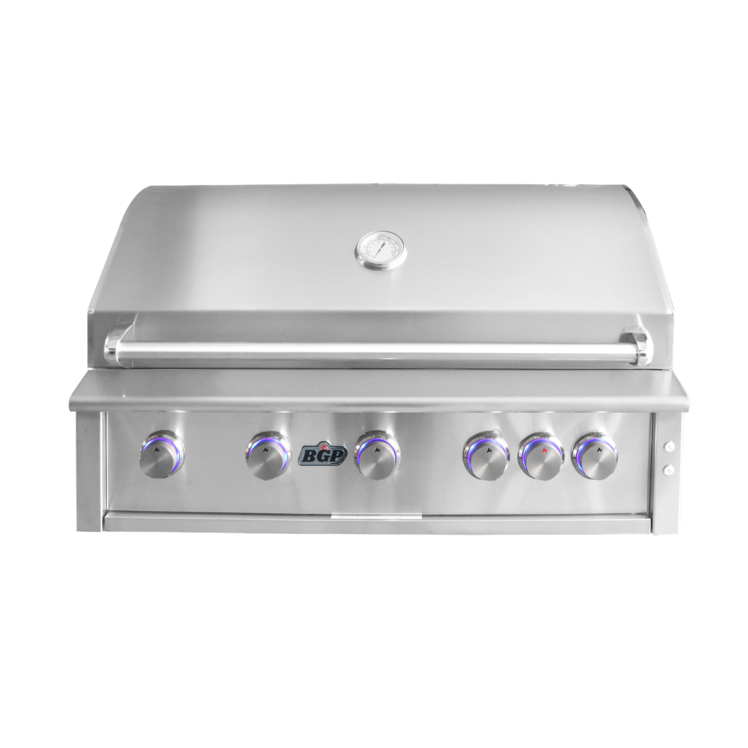 40" 5 Main Burners w/ back burner & LED knob light - Gas Grill
