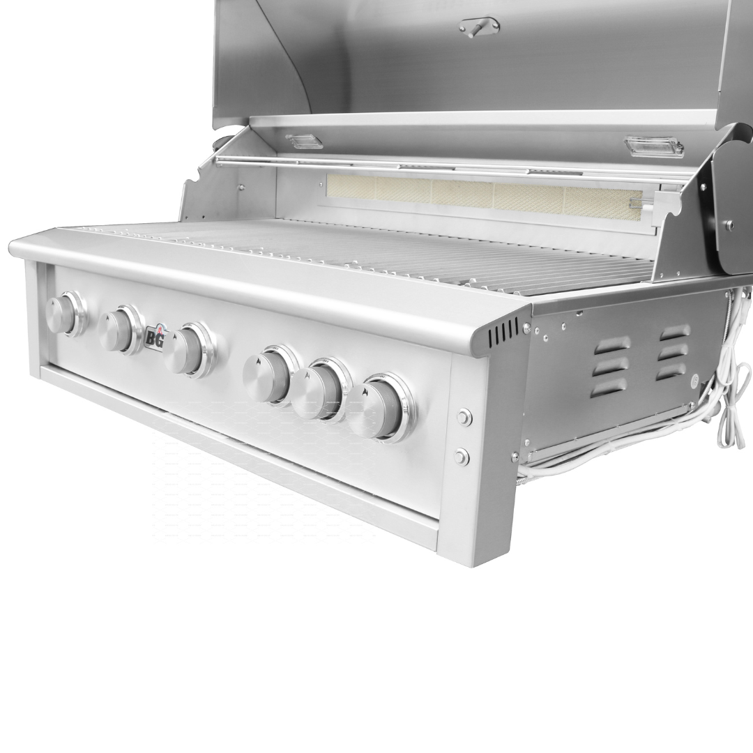 40" 5 Main Burners w/ back burner & LED knob light - Gas Grill