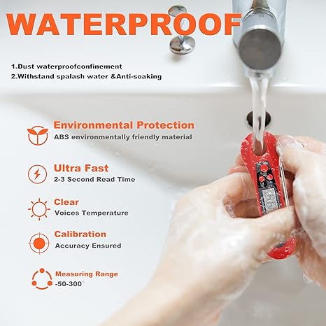 InstaProbe Thermometer - Red 1 pack