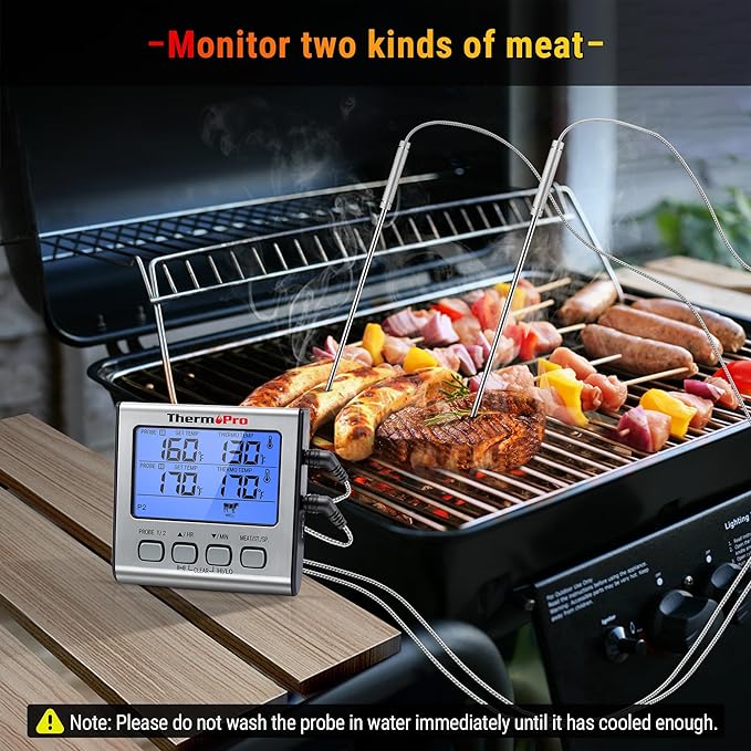 ThermPro Dual Probe Thermometer 1 pack