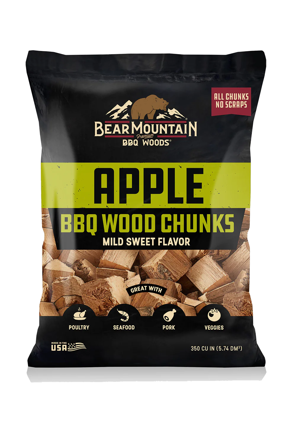 Bear Mountain Wood Chunks – Apple