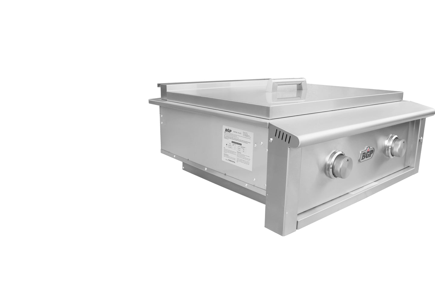 30" Built-In Griddle - DETACHABLE LID 304SS