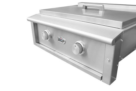 30" Built-In Griddle - DETACHABLE LID 304SS
