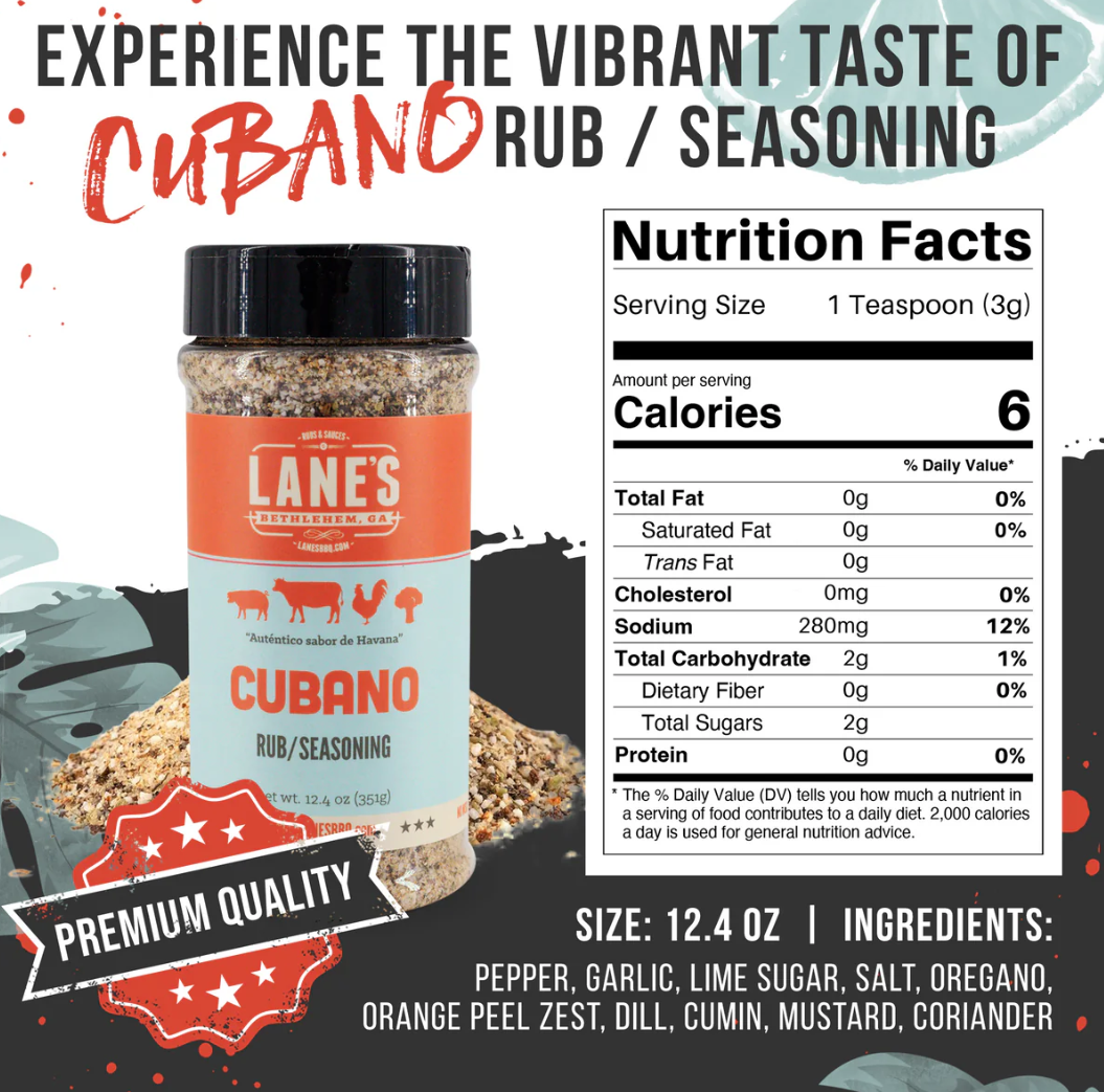 Lane's BBQ Cubano 12.4oz