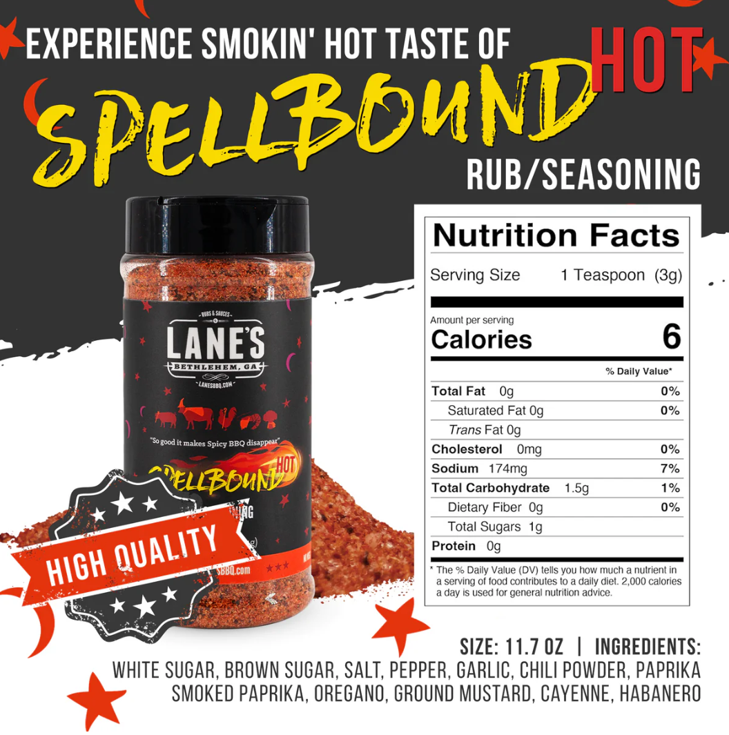 Lane's BBQ Spellbound Hot 11.7oz