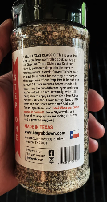 BBQ Rubdown Good Ol' Texas Style