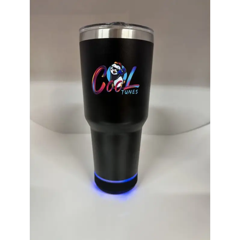 Cool Tunes Speaker Tumbler - Black 30oz