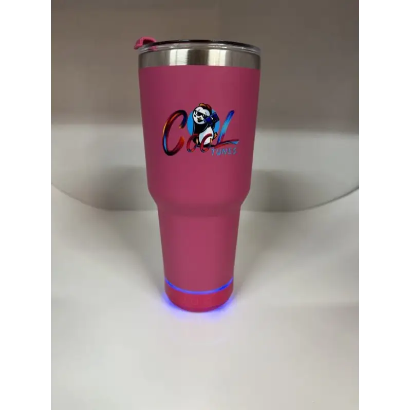 Cool Tunes Speaker Tumbler - Pink 30oz