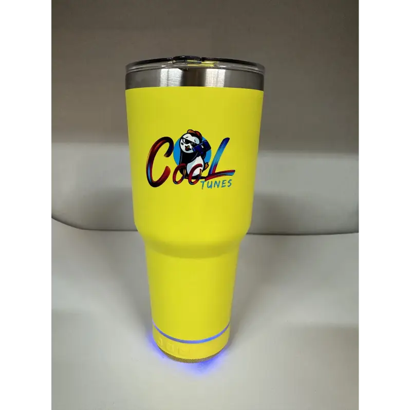 Cool Tunes Speaker Tumbler - Yellow 30oz