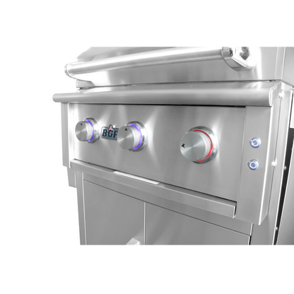 25" 3 Main Burners w/ LED knob light - Gas Grill