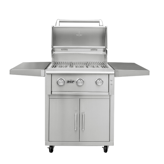 25" 3 Freestanding Main Burners w/ LED knob light - Gas Grill