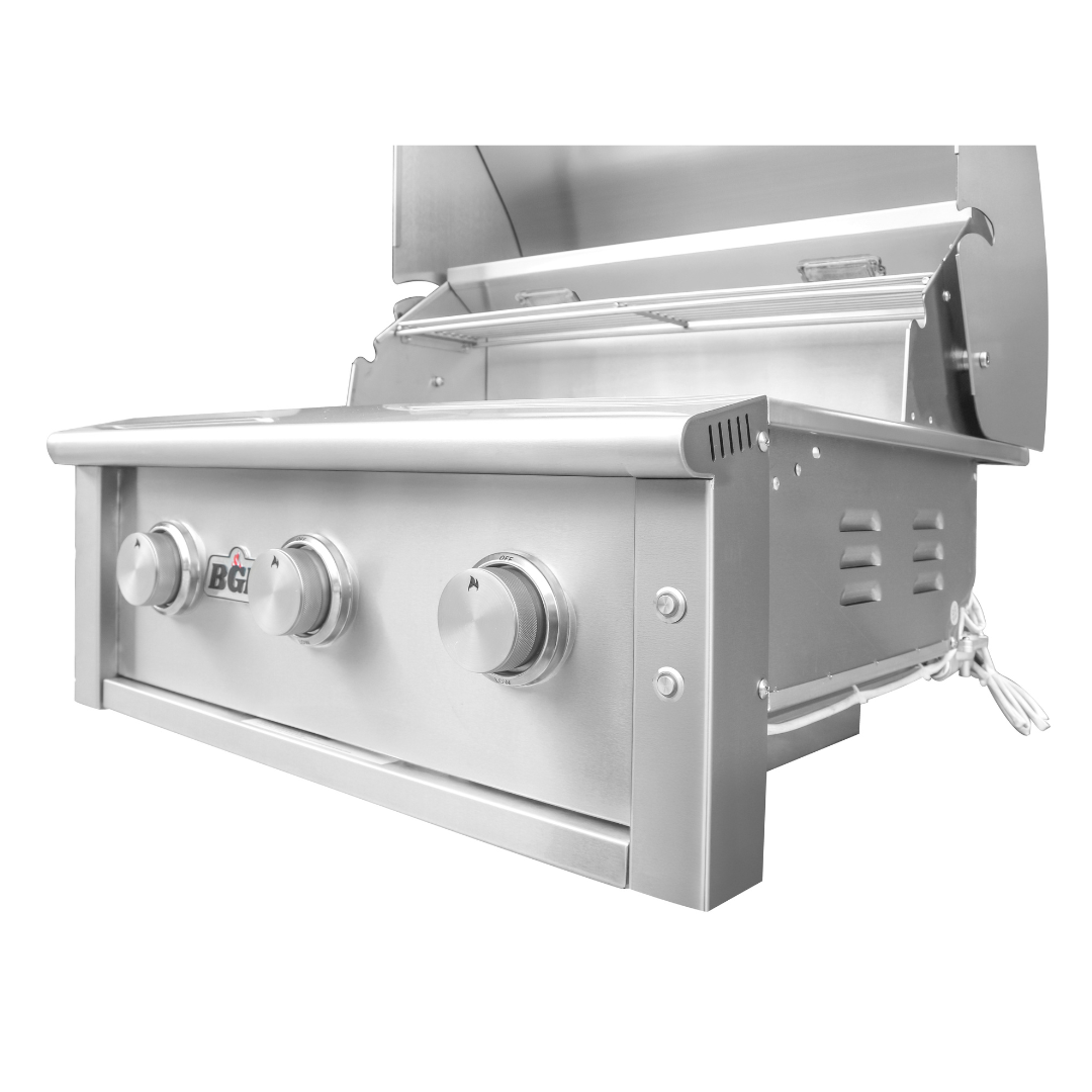 25" 3 Main Burners w/ LED knob light - Gas Grill