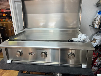 40" Built-In Griddle - DETACHABLE LID  304SS
