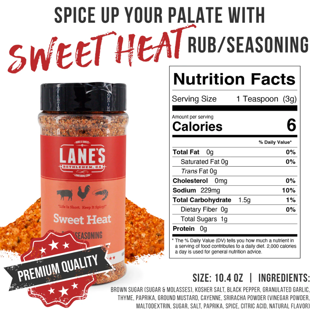 Lane's BBQ Sweet Heat 10.4oz