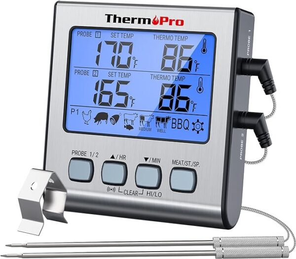 ThermPro Dual Probe Thermometer 1 pack